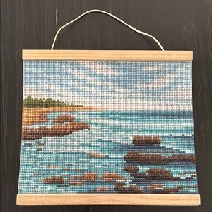 Coastal Beaded Wall Diamond Art